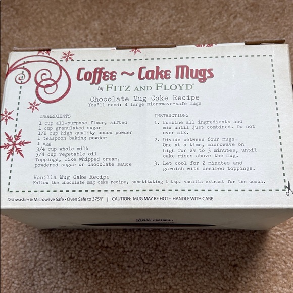 Fitz and Floyd Coffee Cake mugs - Picture 4 of 4